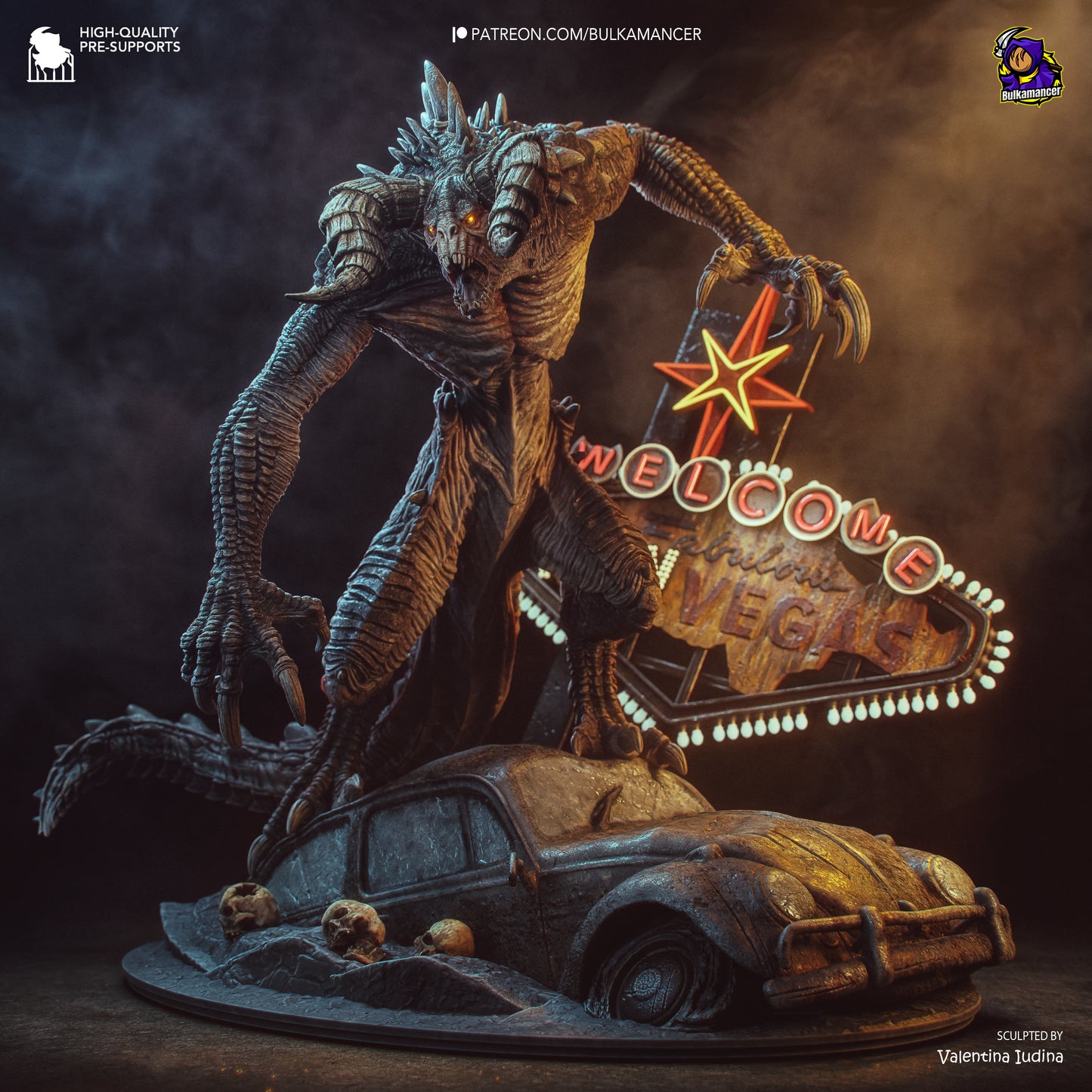 Garra del Páramo | Figura de resina Garage Kit | Esculturas de Bulkamancer