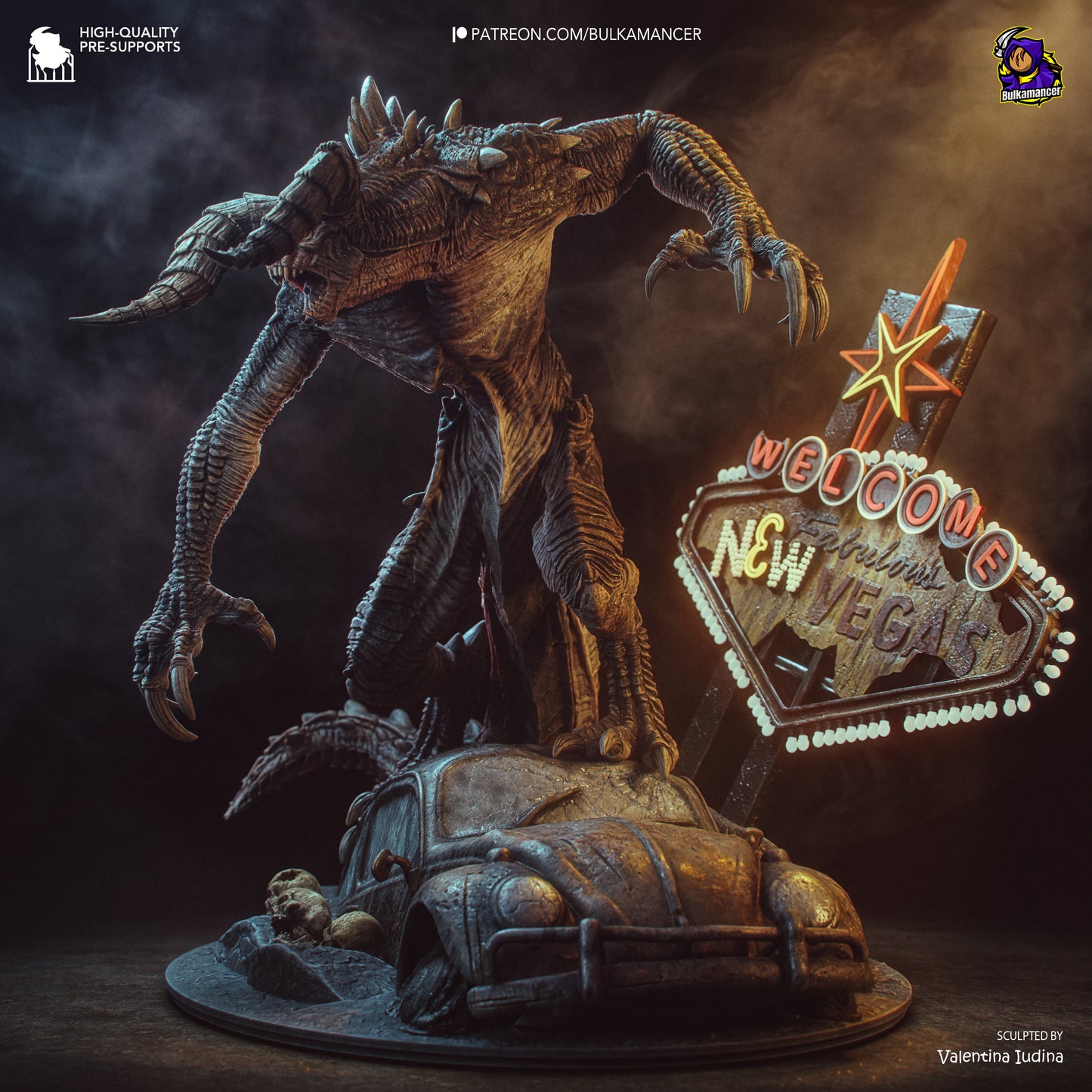 Garra del Páramo | Figura de resina Garage Kit | Esculturas de Bulkamancer
