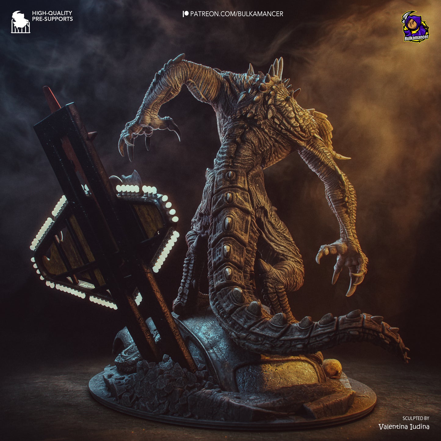Garra del Páramo | Figura de resina Garage Kit | Esculturas de Bulkamancer