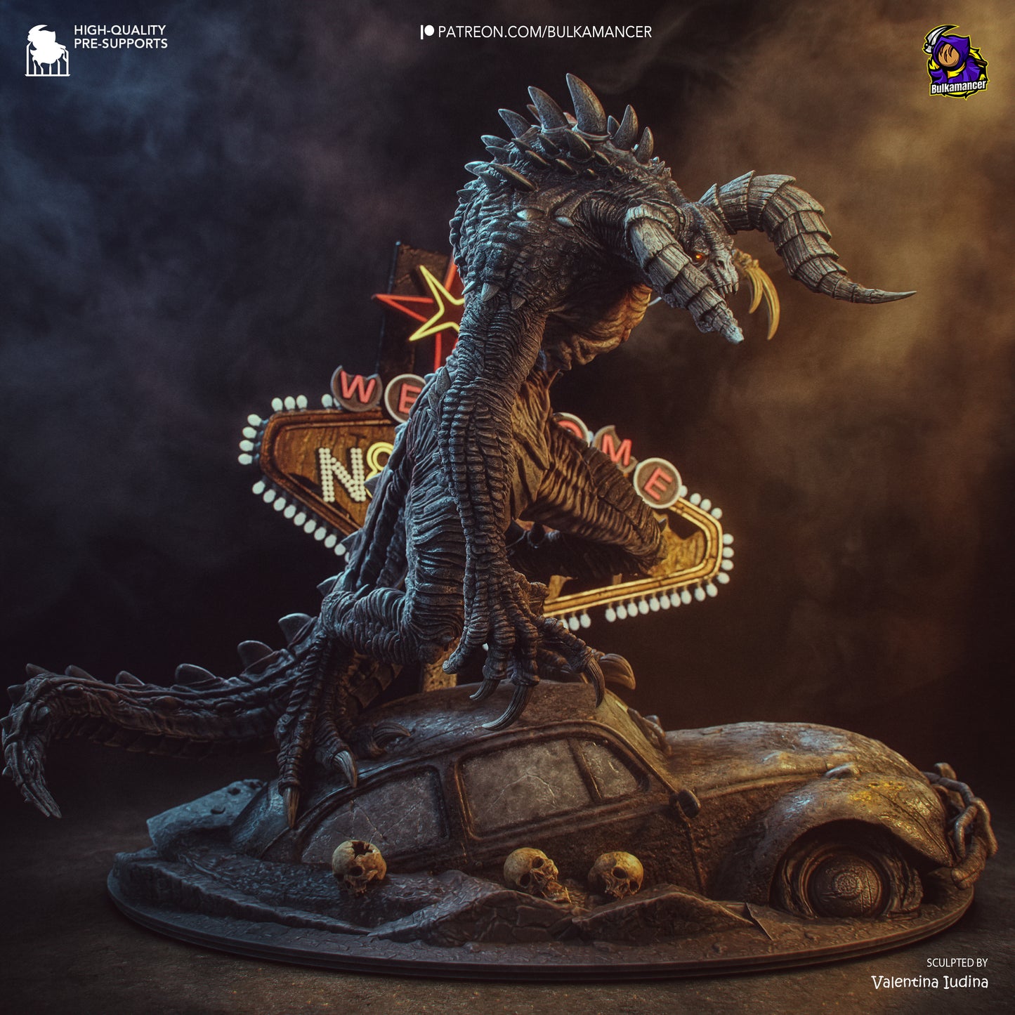Garra del Páramo | Figura de resina Garage Kit | Esculturas de Bulkamancer