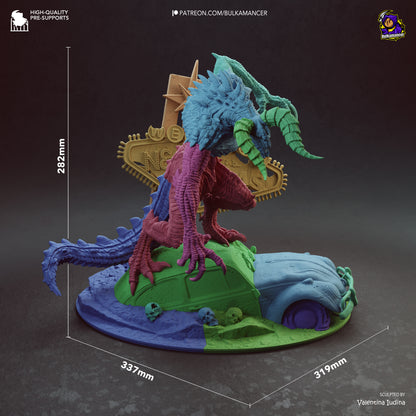 Garra del Páramo | Figura de resina Garage Kit | Esculturas de Bulkamancer