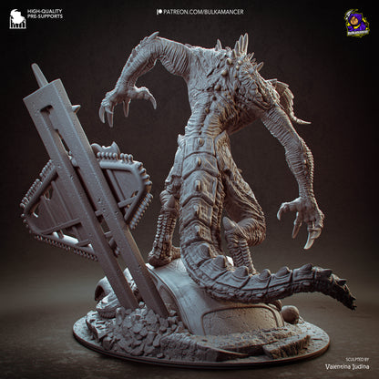 Garra del Páramo | Figura de resina Garage Kit | Esculturas de Bulkamancer