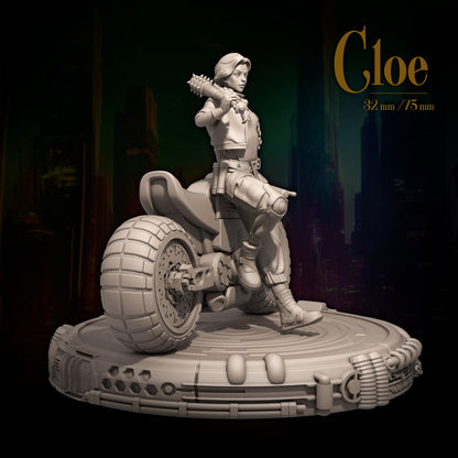 Chloe | Tabletop or Display Scale | D&D TTRPG Fantasy Miniature | Dungeons and Maidens