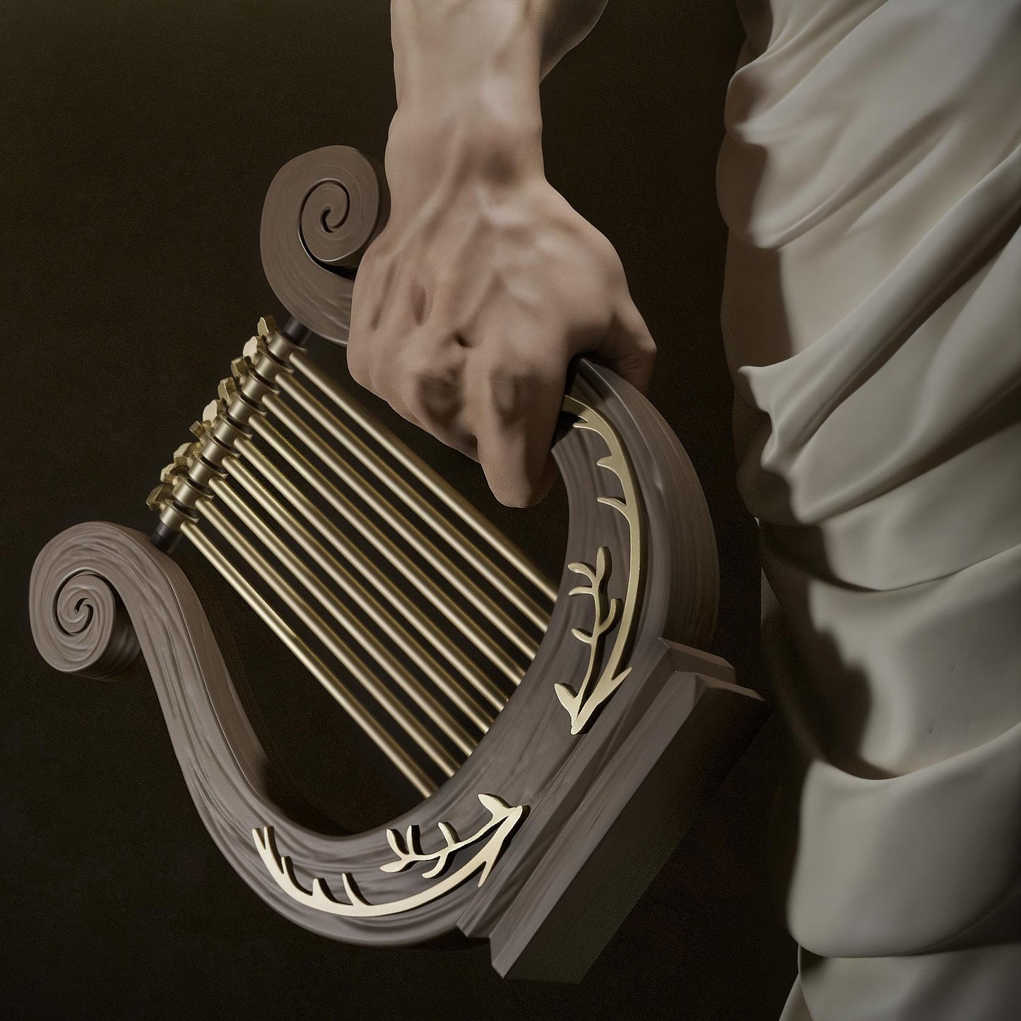 1:12 Greek God of Music, Apollo | Resin Garage Kit Figure Mythology | CA 3D Studios