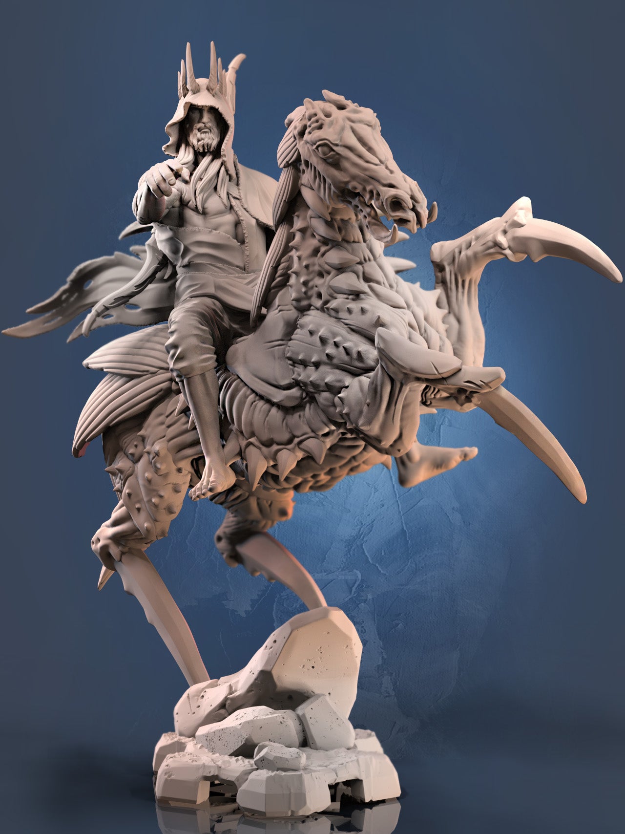 Conqueror Four Horsemen | D&D TTRPG Miniature | Dragun Studios