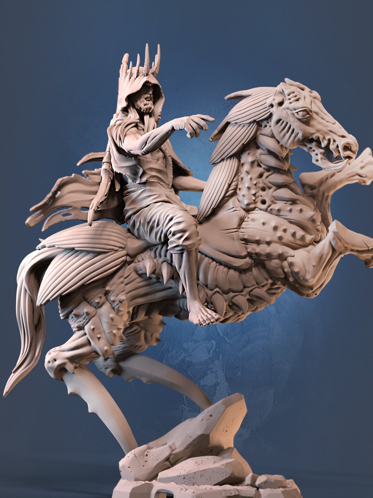 Conqueror Four Horsemen | D&D TTRPG Miniature | Dragun Studios