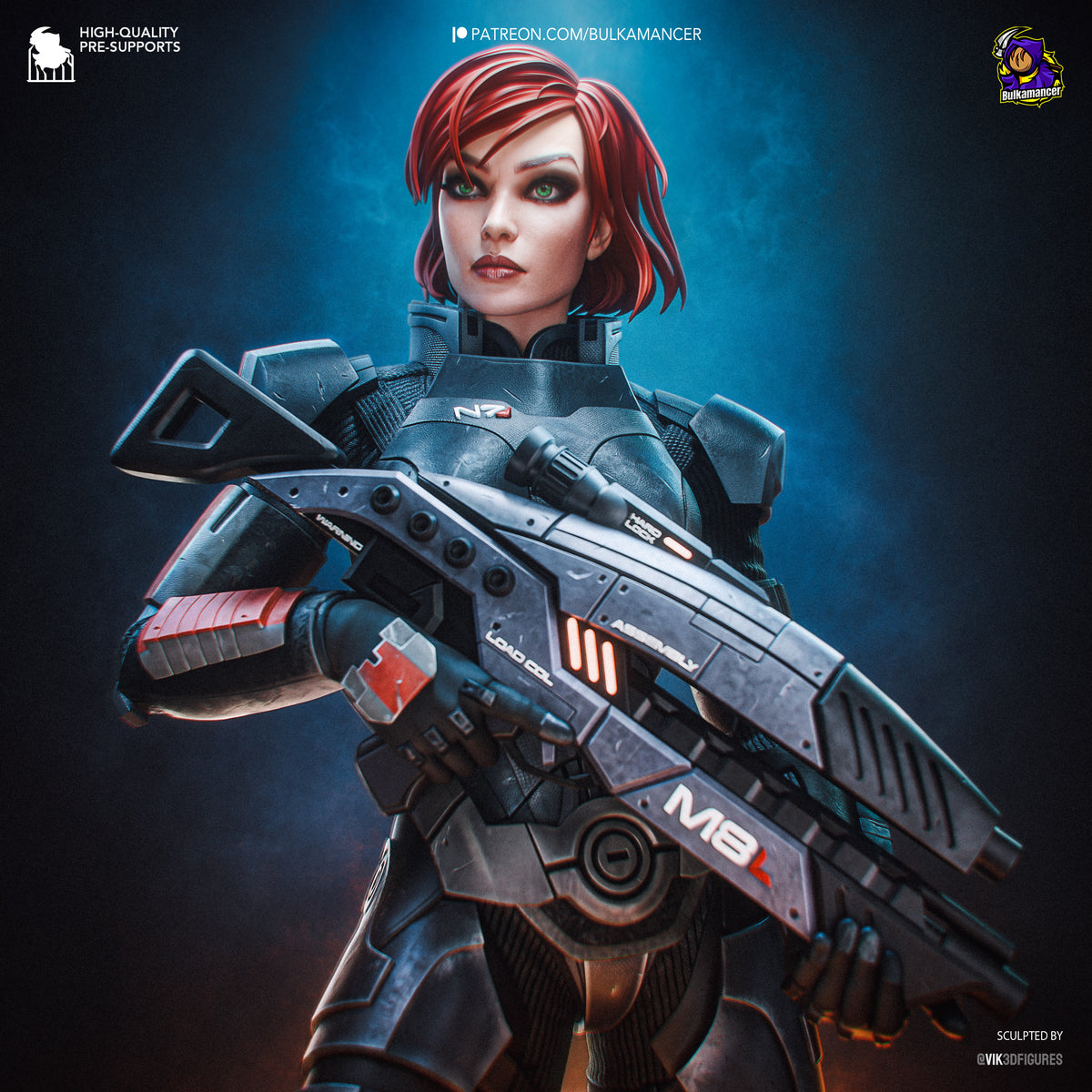 Commander Spectre | Resin Garage Kit Figure | Bulkamancer Sculpts