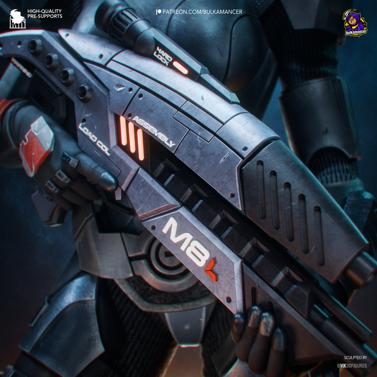 Commander Spectre | Resin Garage Kit Figure | Bulkamancer Sculpts