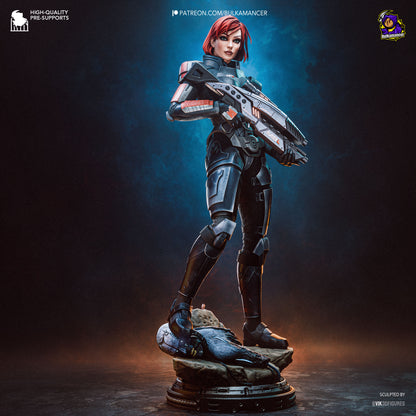 Commander Spectre | Resin Garage Kit Figure | Bulkamancer Sculpts