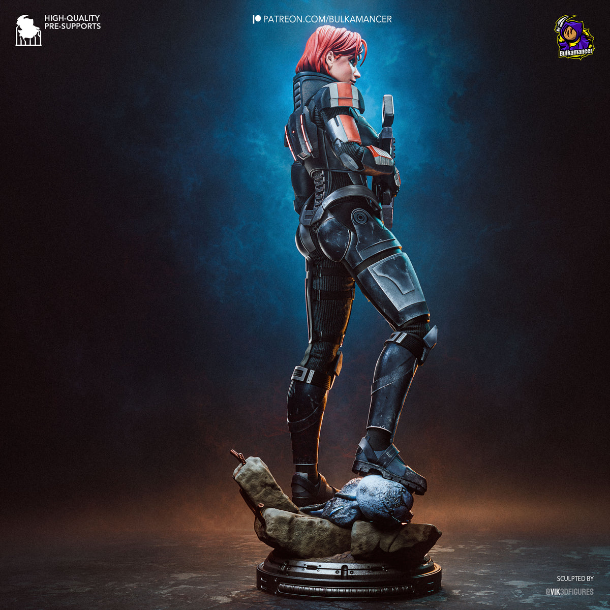 Commander Spectre | Resin Garage Kit Figure | Bulkamancer Sculpts