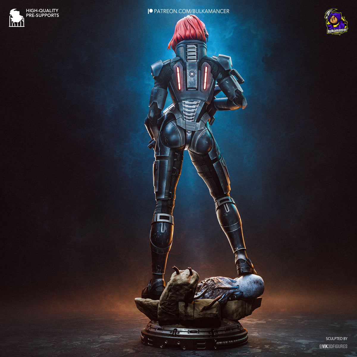 Commander Spectre | Resin Garage Kit Figure | Bulkamancer Sculpts