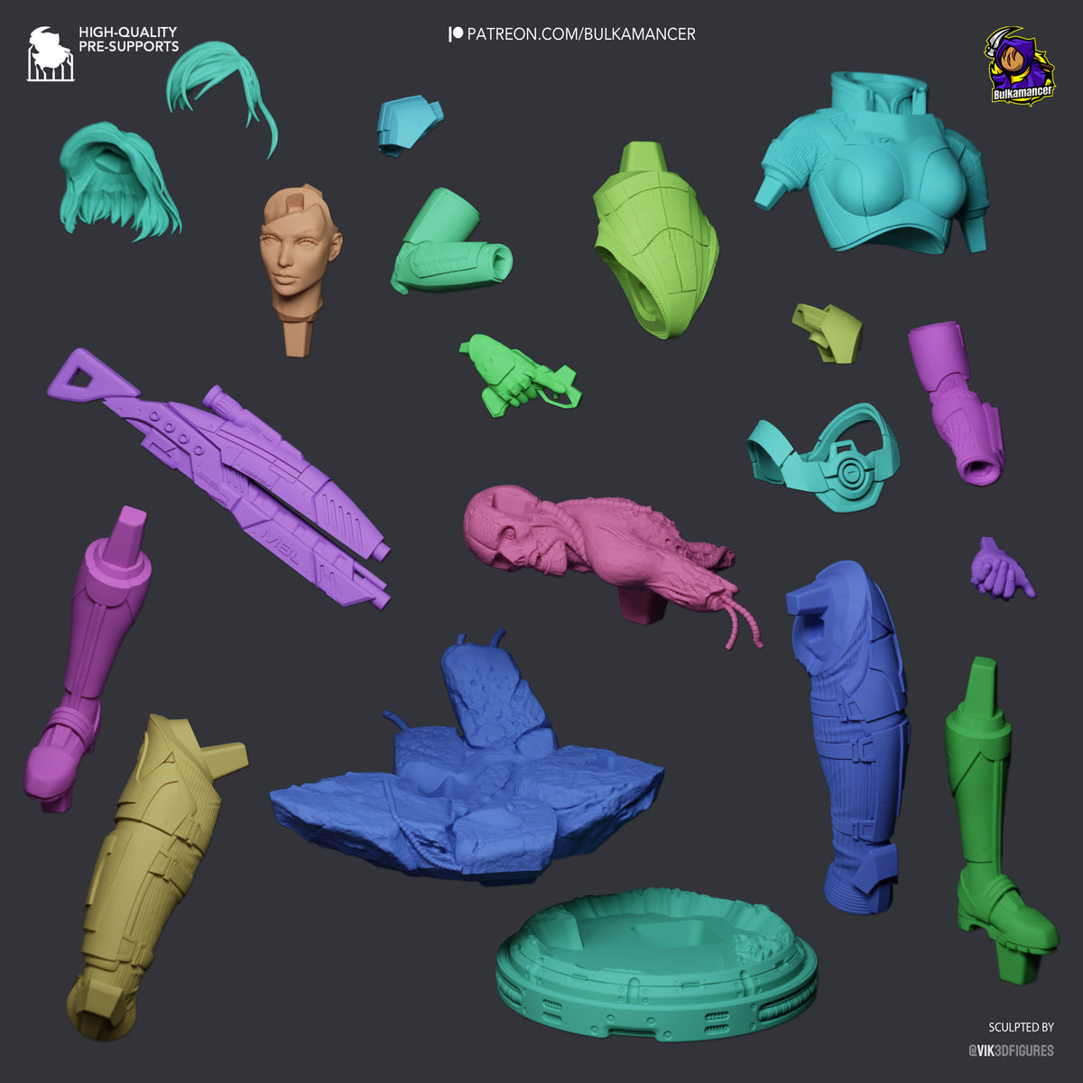 Commander Spectre | Resin Garage Kit Figure | Bulkamancer Sculpts