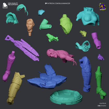 Commander Spectre | Resin Garage Kit Figure | Bulkamancer Sculpts