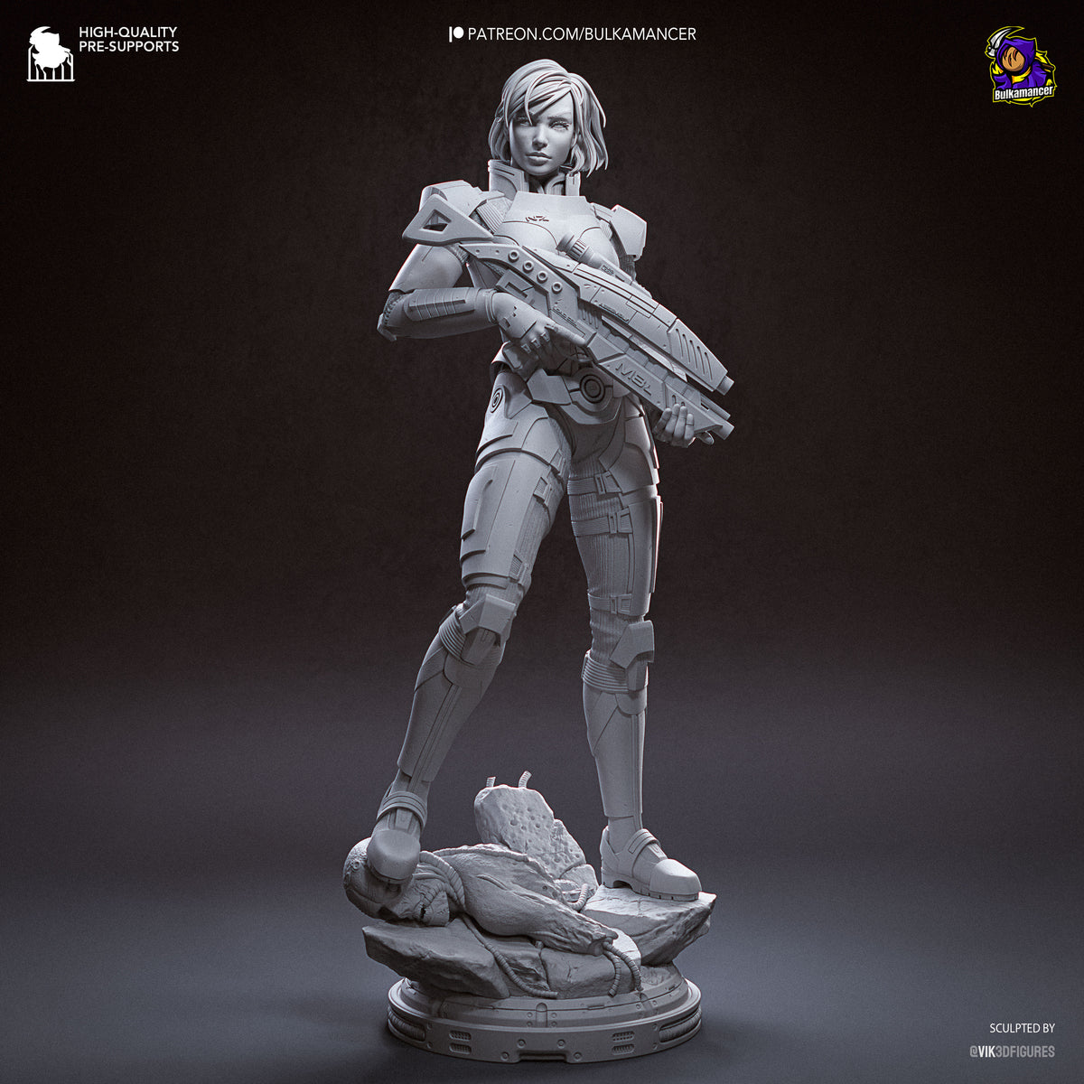 Commander Spectre | Resin Garage Kit Figure | Bulkamancer Sculpts