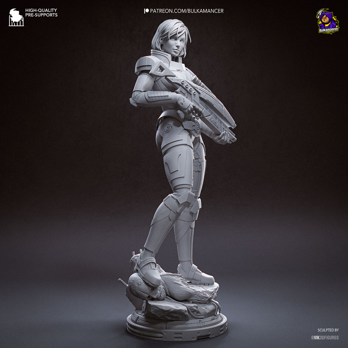Commander Spectre | Resin Garage Kit Figure | Bulkamancer Sculpts