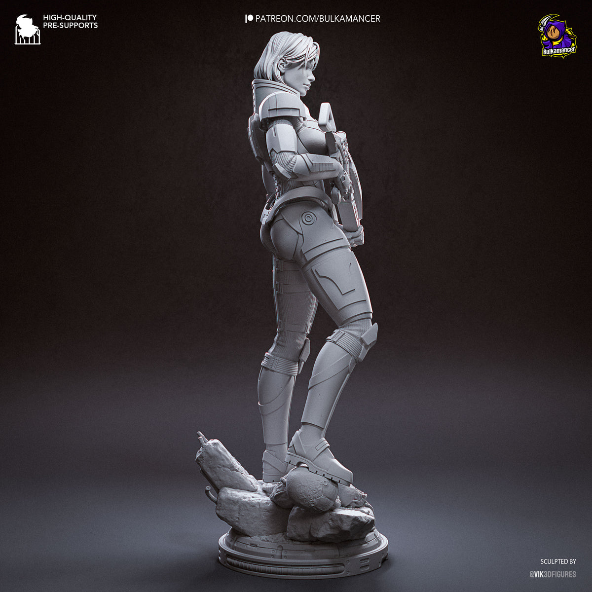 Commander Spectre | Resin Garage Kit Figure | Bulkamancer Sculpts