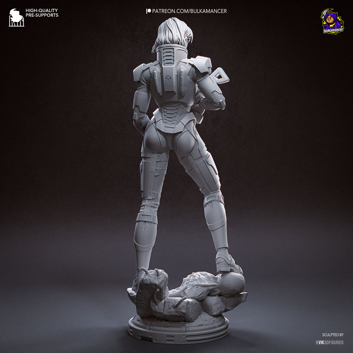 Commander Spectre | Resin Garage Kit Figure | Bulkamancer Sculpts