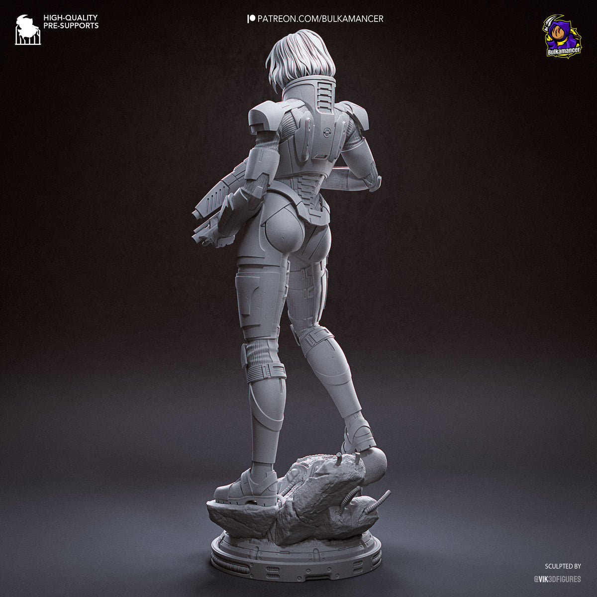 Commander Spectre | Resin Garage Kit Figure | Bulkamancer Sculpts