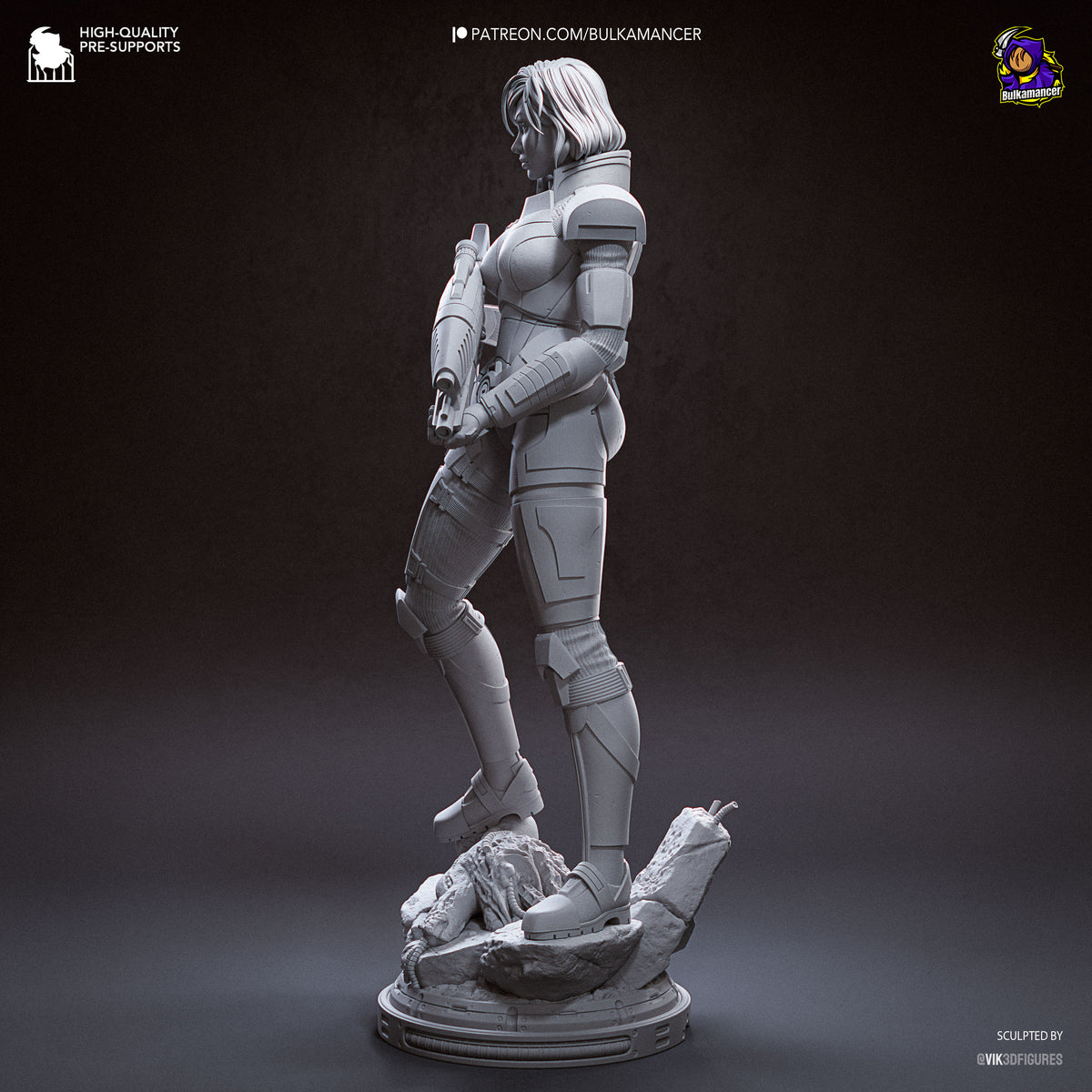 Commander Spectre | Resin Garage Kit Figure | Bulkamancer Sculpts