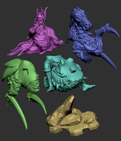 Conqueror Four Horsemen | D&D TTRPG Miniature | Dragun Studios