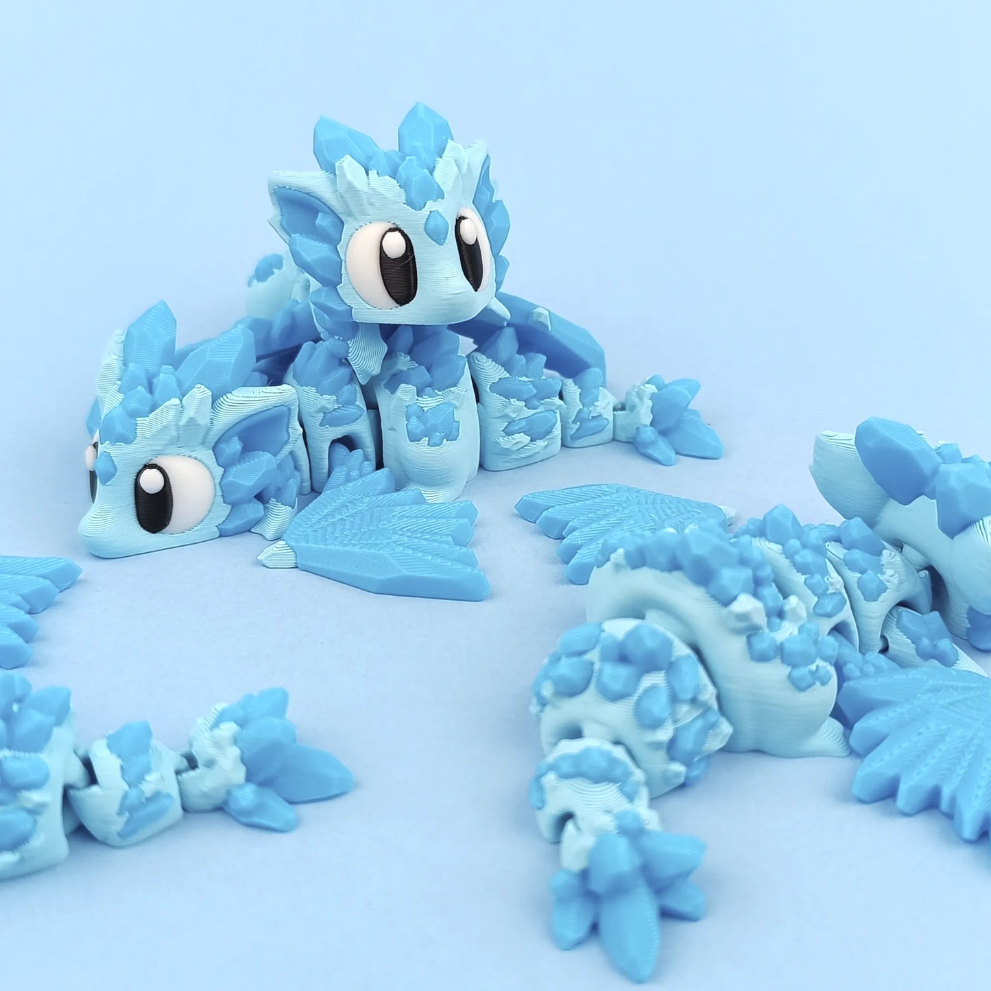 Flexi Crystal Mini Dragon & Egg | 3DGOB - Tattles Told 3D
