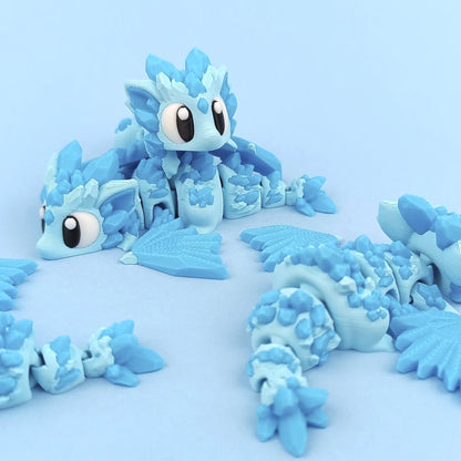 Flexi Crystal Mini Dragon & Egg | 3DGOB - Tattles Told 3D