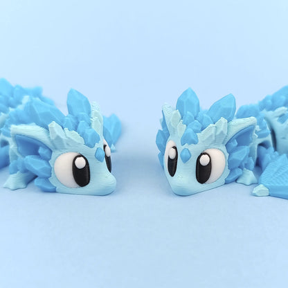 Flexi Crystal Mini Dragon & Egg | 3DGOB - Tattles Told 3D