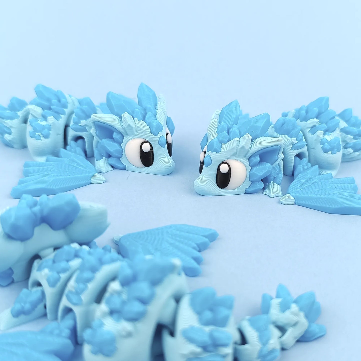 Flexi Crystal Mini Dragon & Egg | 3DGOB - Tattles Told 3D