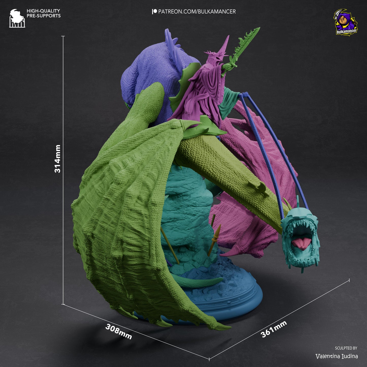 Cursed Ringleader | Resin Garage Kit Figure Game Fan Art | Bulkamancer Sculpts