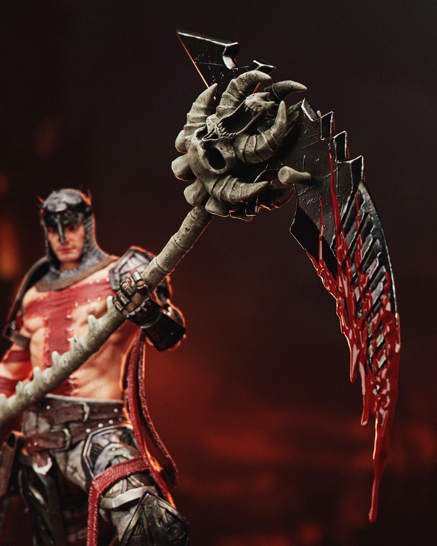 1:12 Hellbound Crusader | 3D Printed Resin Garage Kit Figure | CA 3D Studios