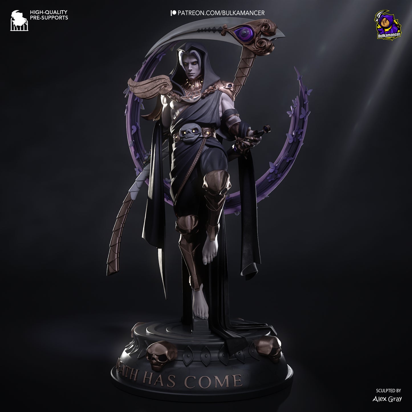 Death Incarnate | Resin Garage Kit Figure Game Fan Art | Bulkamancer Sculpts