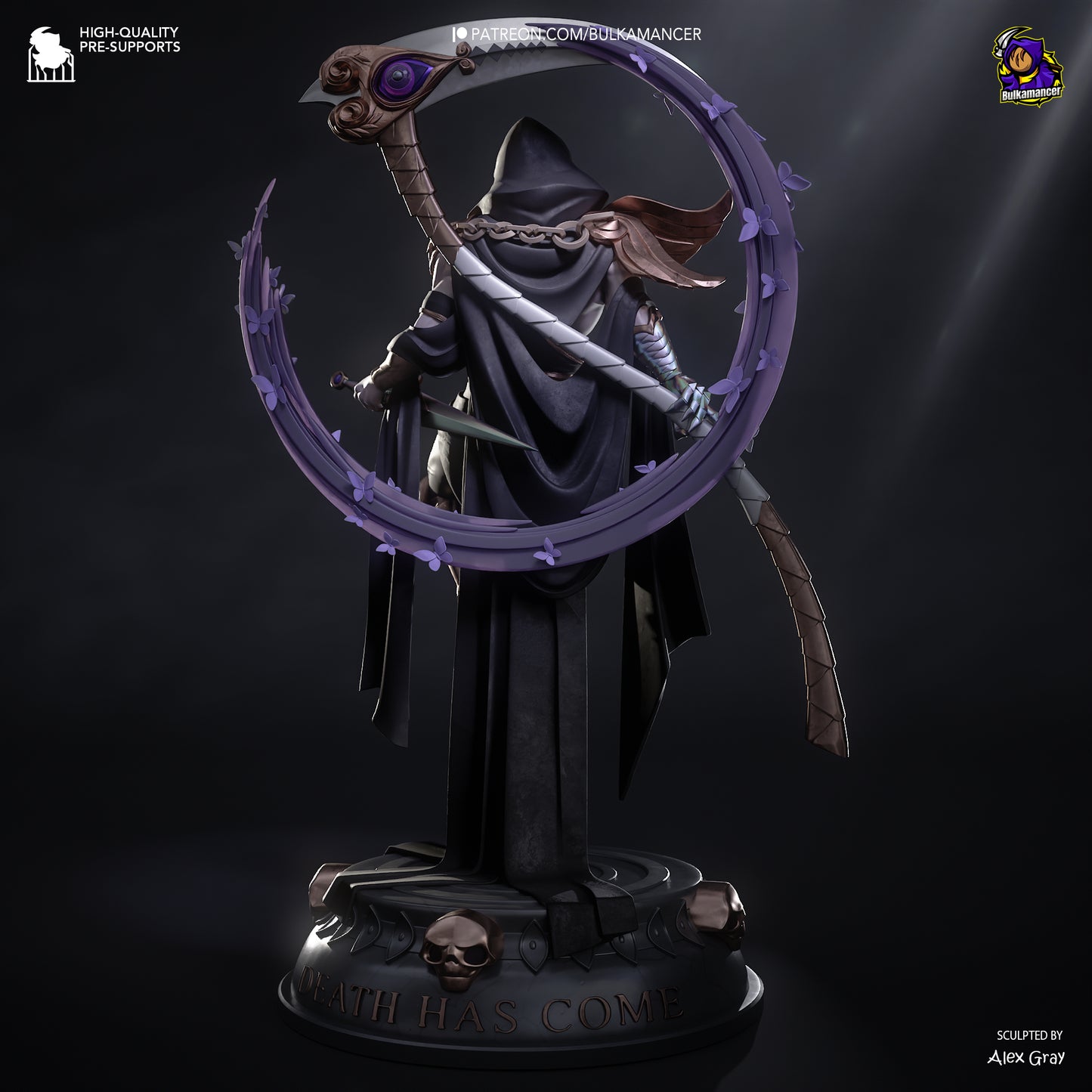 Death Incarnate | Resin Garage Kit Figure Game Fan Art | Bulkamancer Sculpts