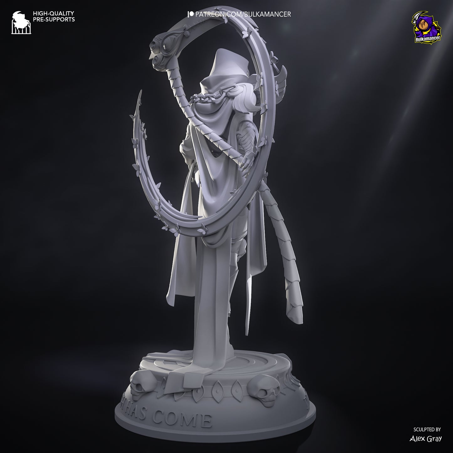 Death Incarnate | Resin Garage Kit Figure Game Fan Art | Bulkamancer Sculpts