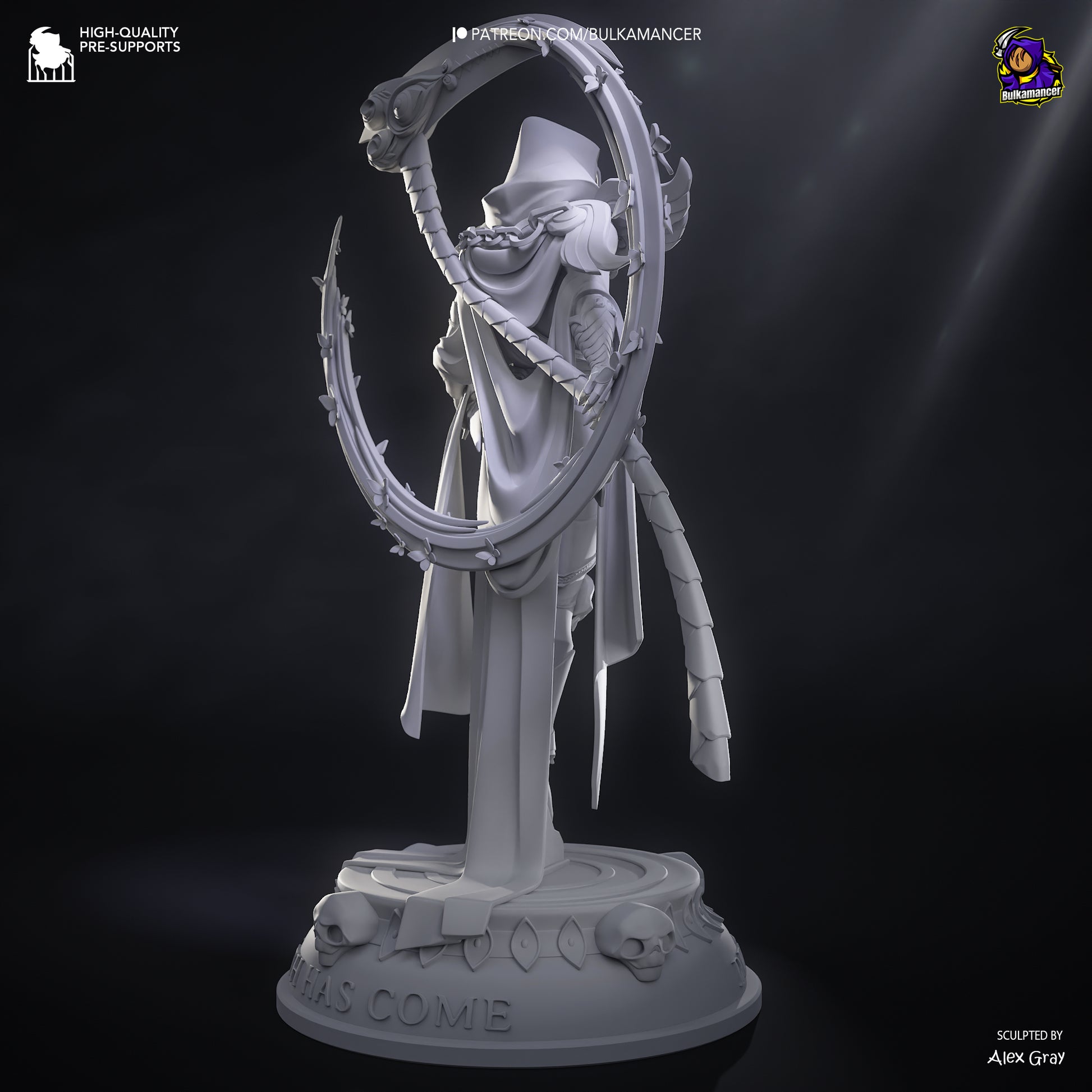 Death Incarnate | Resin Garage Kit Figure Game Fan Art | Bulkamancer Sculpts