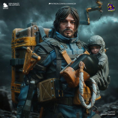 Delivery Man | Resin Garage Kit Figure Game Fan Art | Bulkamancer Sculpts