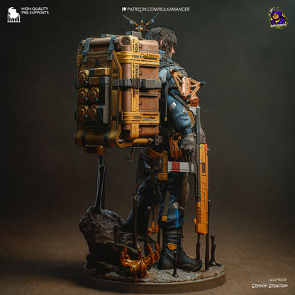 Delivery Man | Resin Garage Kit Figure Game Fan Art | Bulkamancer Sculpts