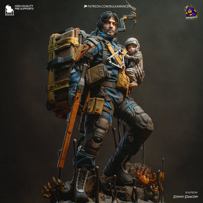 Delivery Man | Resin Garage Kit Figure Game Fan Art | Bulkamancer Sculpts