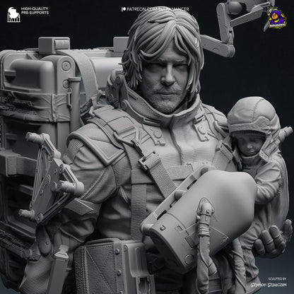 Delivery Man | Resin Garage Kit Figure Game Fan Art | Bulkamancer Sculpts