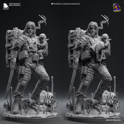 Delivery Man | Resin Garage Kit Figure Game Fan Art | Bulkamancer Sculpts