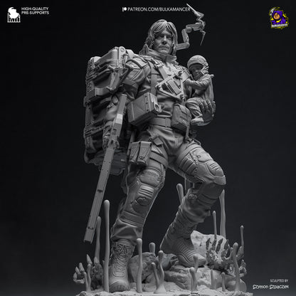 Delivery Man | Resin Garage Kit Figure Game Fan Art | Bulkamancer Sculpts