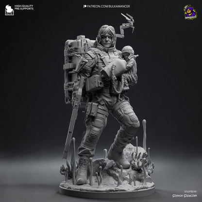 Delivery Man | Resin Garage Kit Figure Game Fan Art | Bulkamancer Sculpts