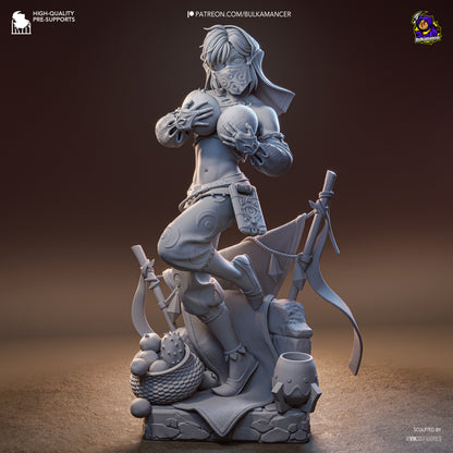 Ingeniero de escuadrón aerotransportado | Figura de kit de resina para garaje | Bulkamancer Sculpts