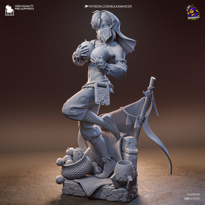 Ingeniero de escuadrón aerotransportado | Figura de kit de resina para garaje | Bulkamancer Sculpts