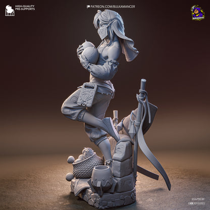 Ingeniero de escuadrón aerotransportado | Figura de kit de resina para garaje | Bulkamancer Sculpts