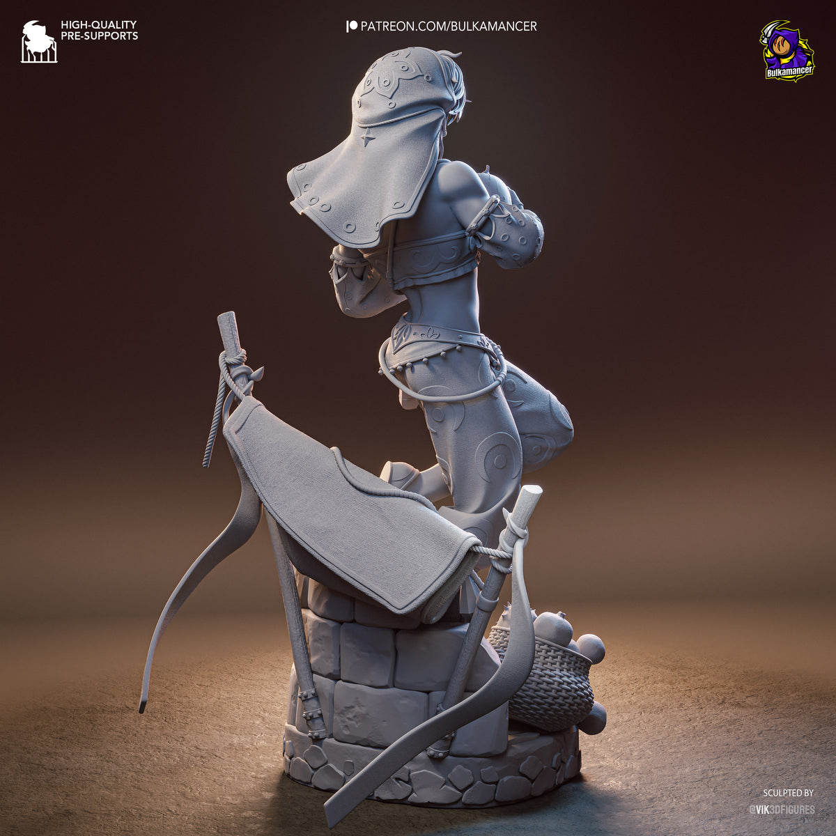 Ingeniero de escuadrón aerotransportado | Figura de kit de resina para garaje | Bulkamancer Sculpts