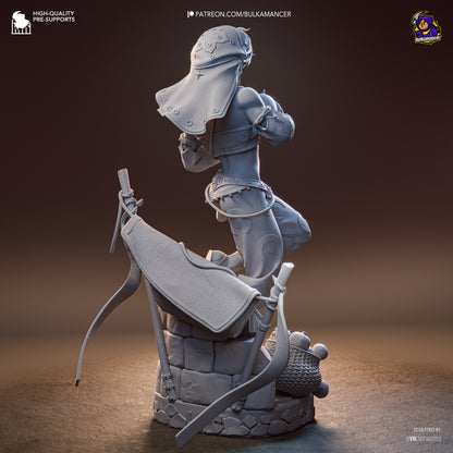 Ingeniero de escuadrón aerotransportado | Figura de kit de resina para garaje | Bulkamancer Sculpts