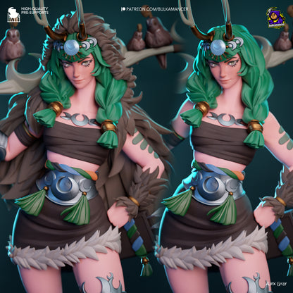 Divine Huntress | Resin Garage Kit Figure Game Fan Art | Bulkamancer Sculpts