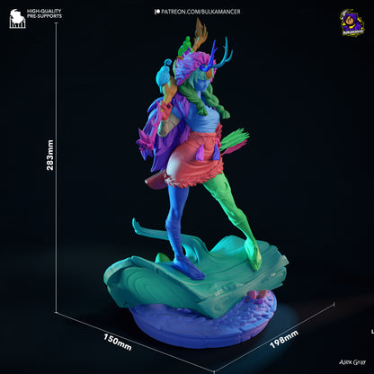 Divine Huntress | Resin Garage Kit Figure Game Fan Art | Bulkamancer Sculpts