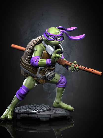 Bo Staff Turtle | D&D TTRPG Miniature | Dragun Studios