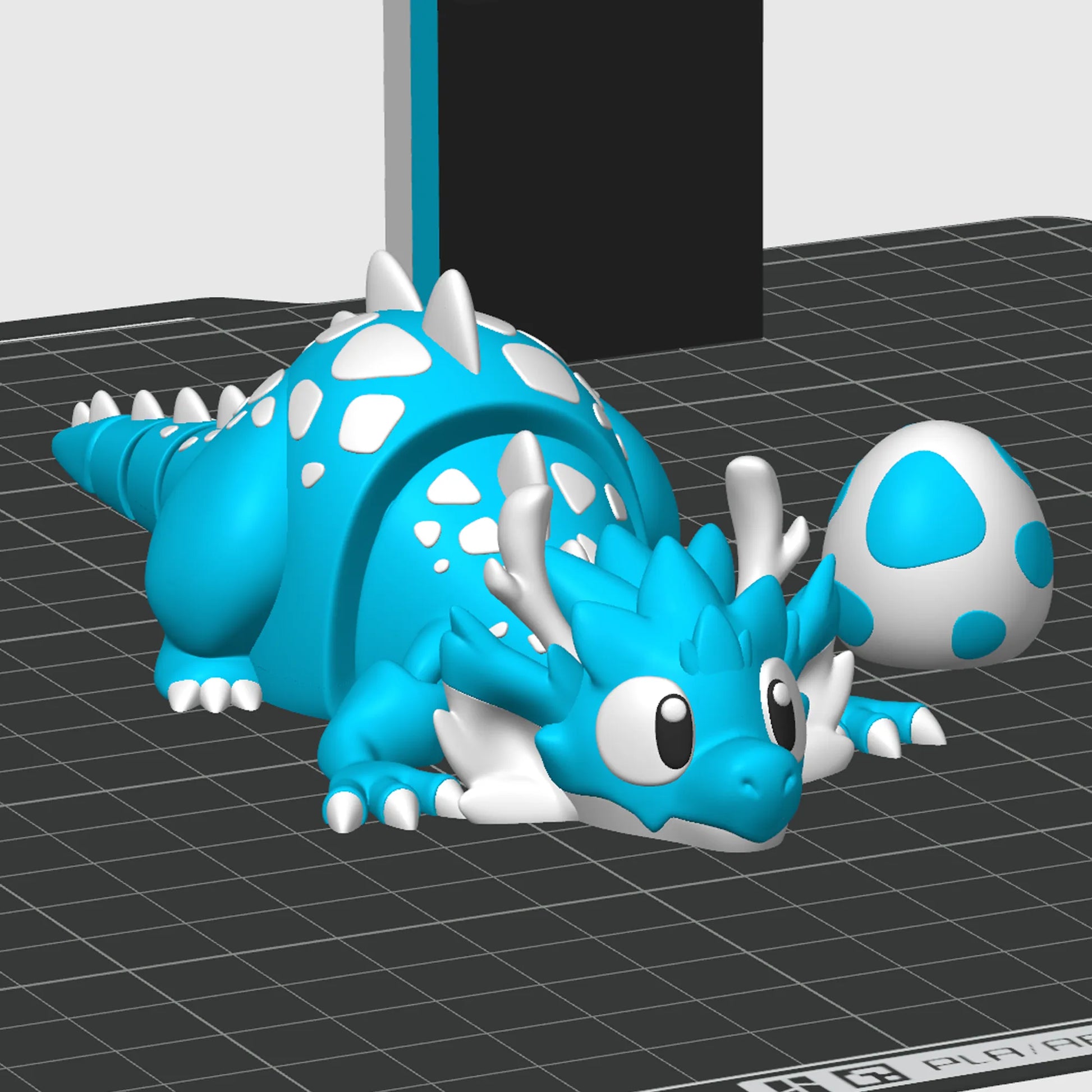 Flexi Dragon & Mini Egg | 3DGOB - Tattles Told 3D